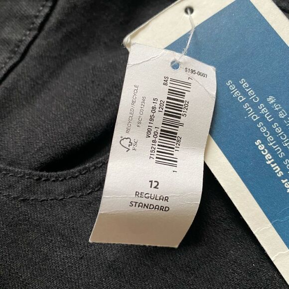 Old Navy Super Skinny Mid Rise Jeans New Black Womens Size 12 - Picture 8 of 9